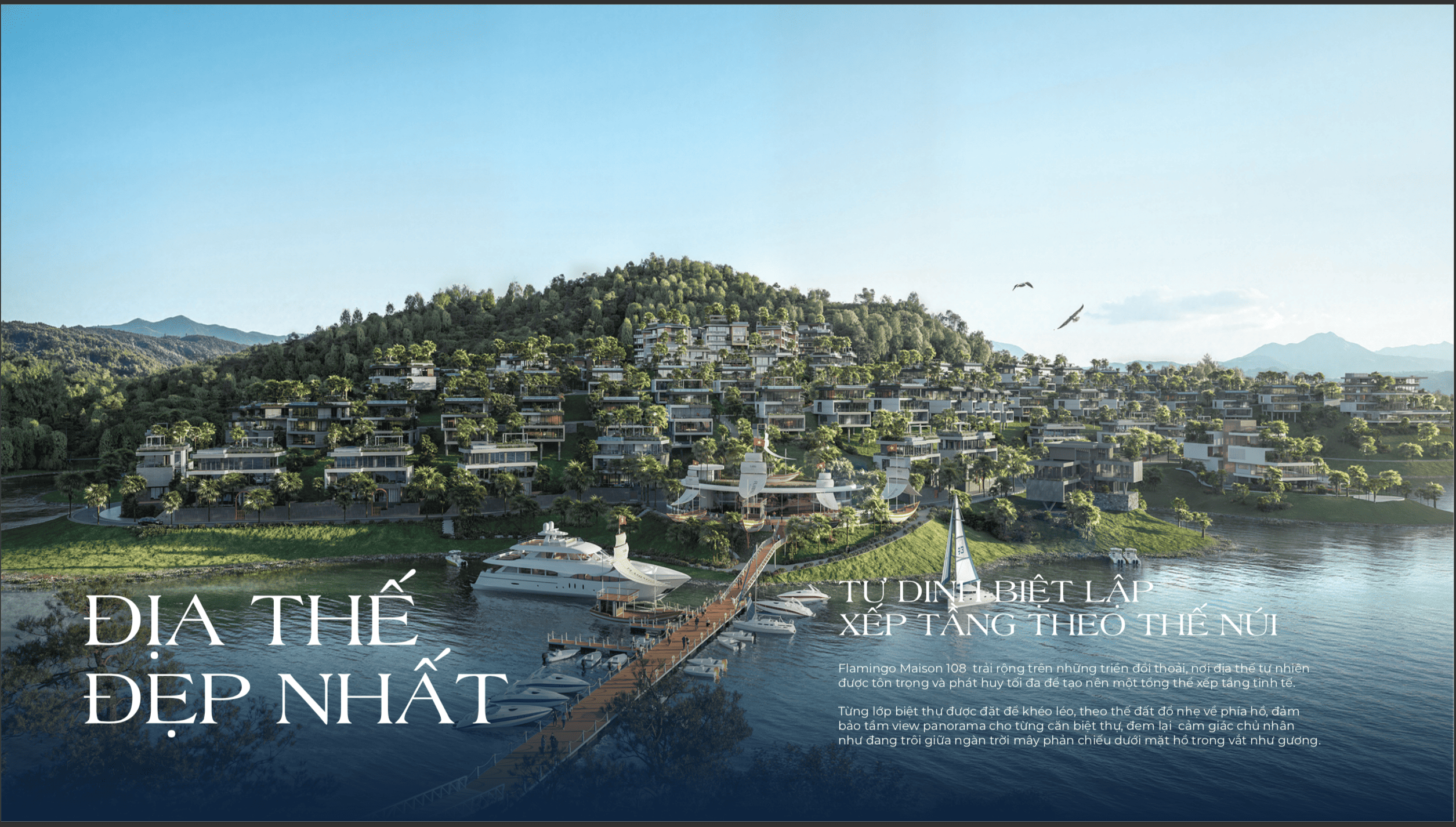 Khu nghỉ dưỡng Flamingo Maison 108 Hồ Núi Cốc – Tuyệt tác biệt thự giữa thiên nhiên Thái Nguyên